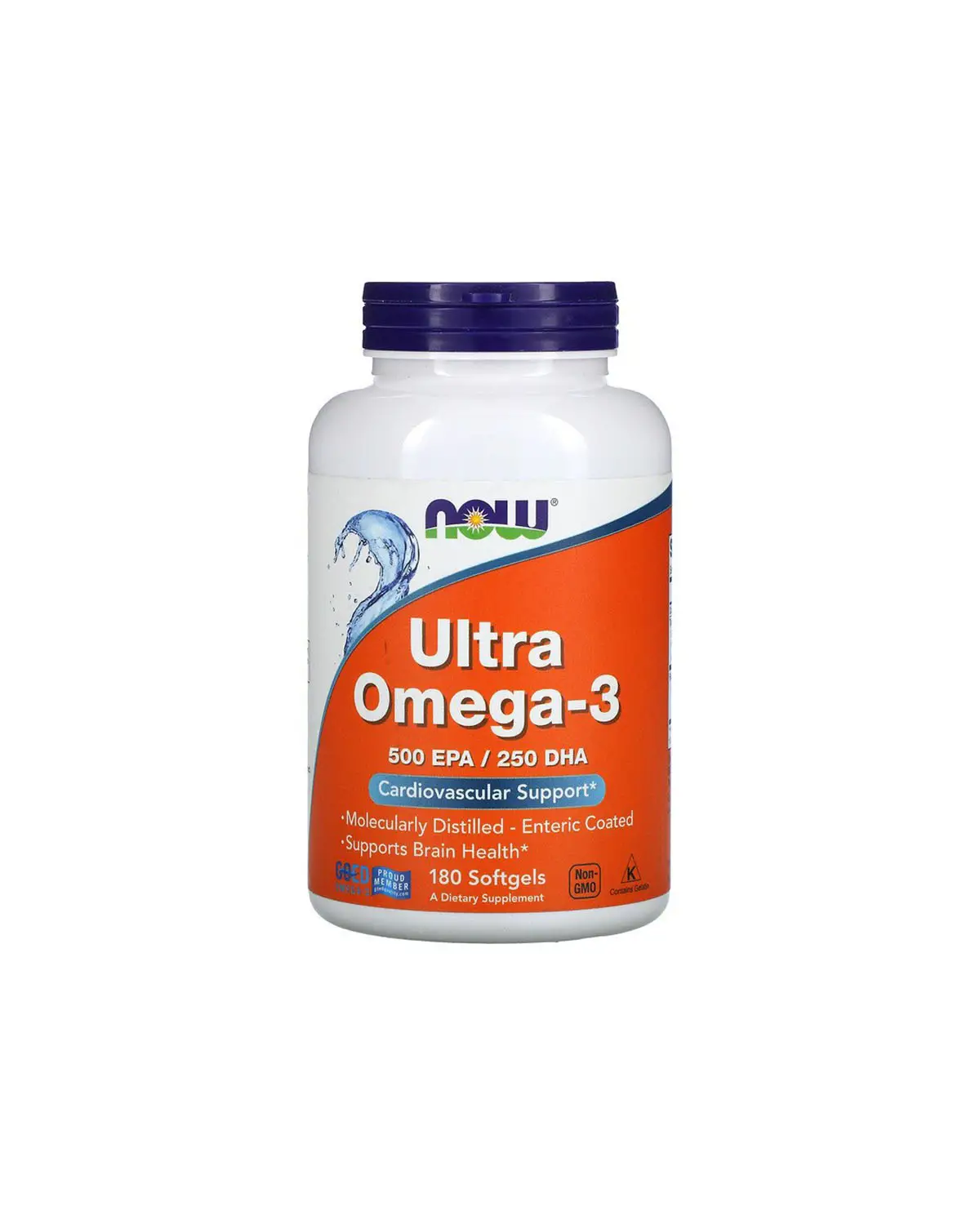 Ультра Омега-3 750 мг - 180 кап Now Foods 20400256