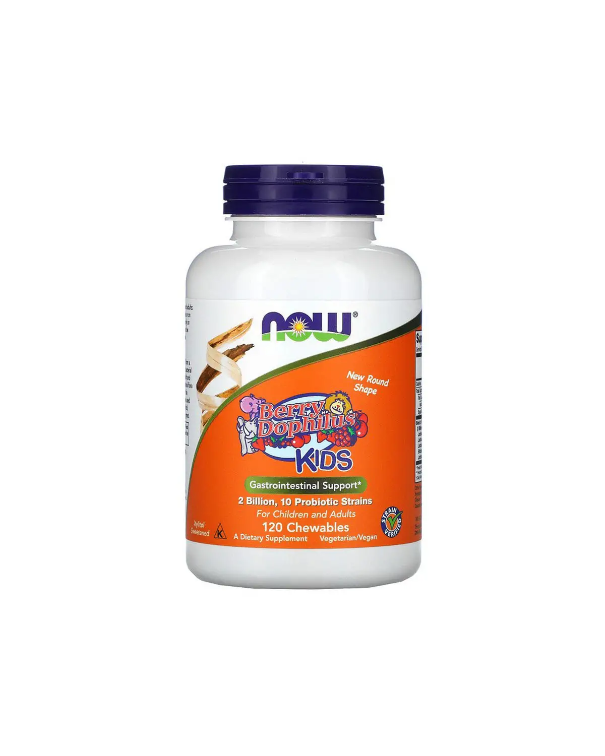 Пробиотик для детей 2 млрд КОЕ - 120 жев таб Now Foods 20400274