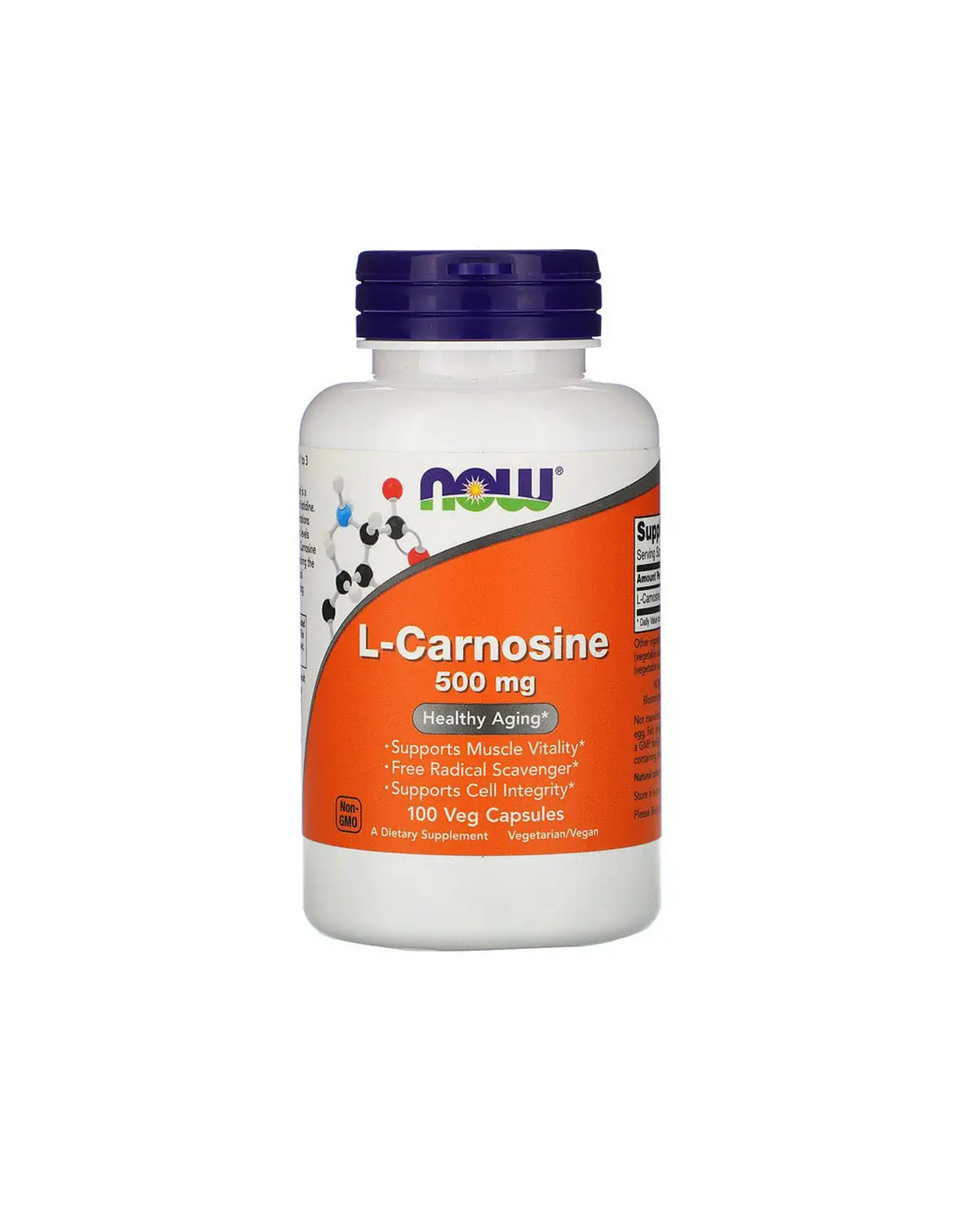 L-карнозин 500 мг - 100 кап Now Foods 20400292