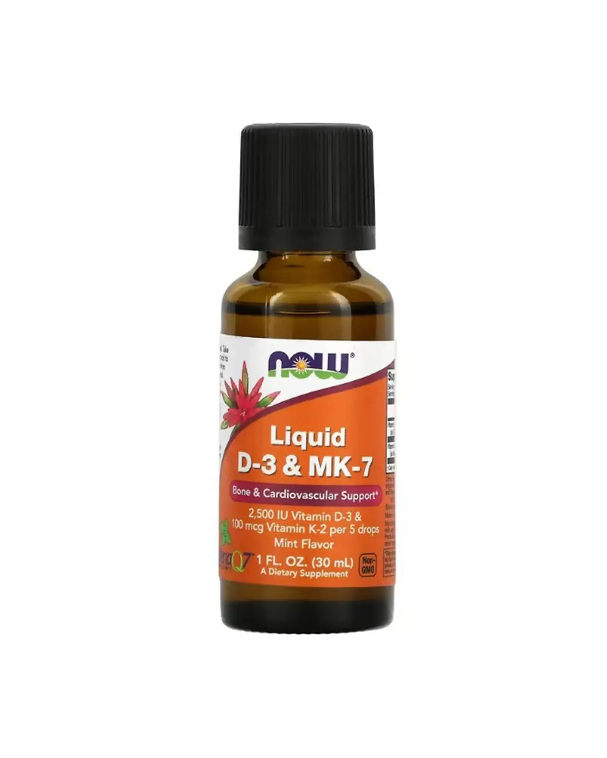 Витамин D3 и К2 (МК-7) - 30 мл Now Foods 20400386