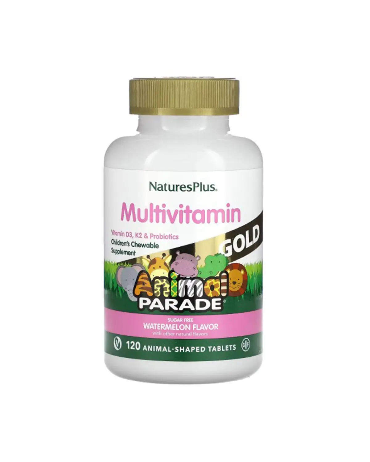 Мультивитамины для детей вкус арбуза - 120 жев таб Natures Plus 20400429