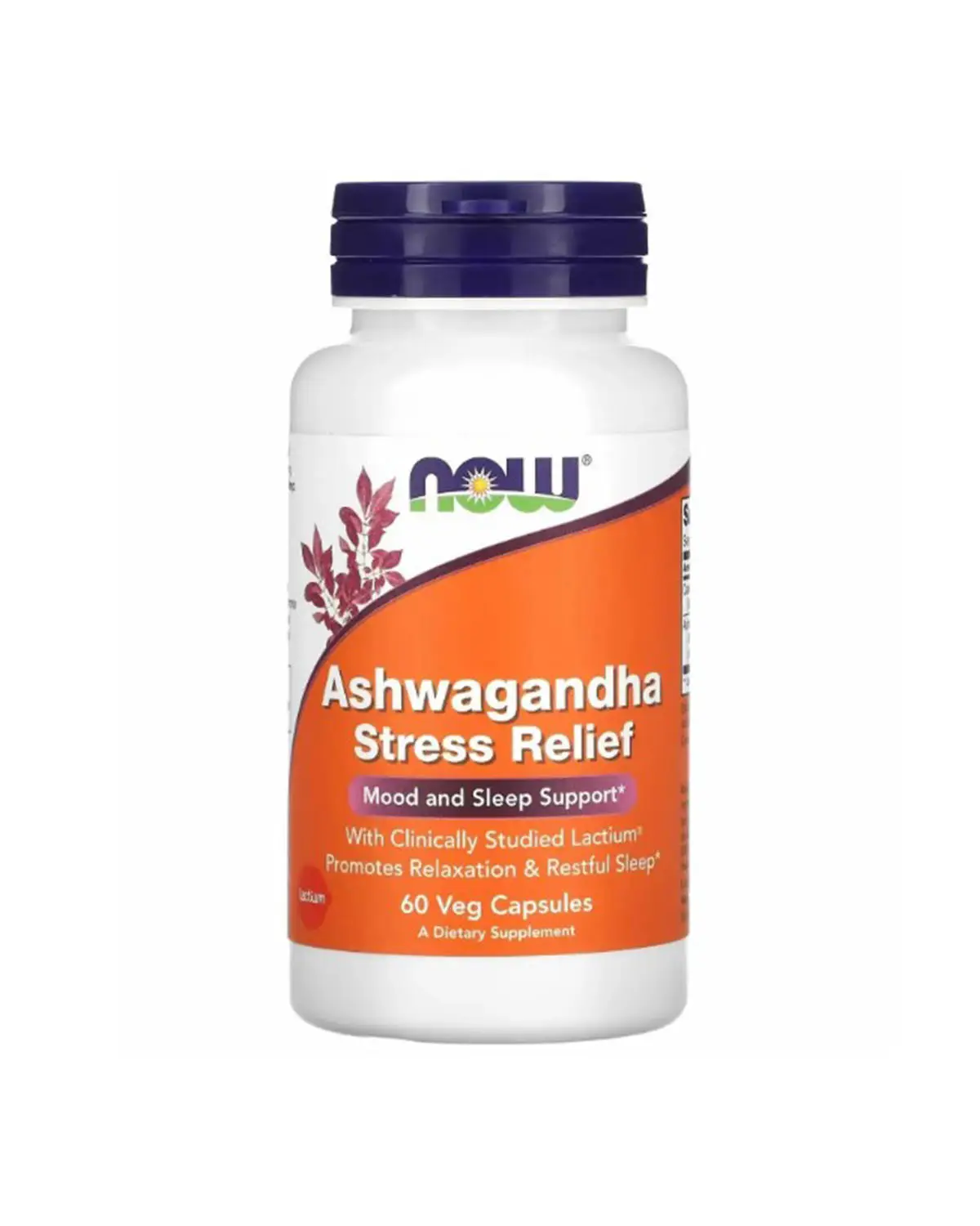 Ашваганда для зняття стресу - 60 кап Now Foods 20400448
