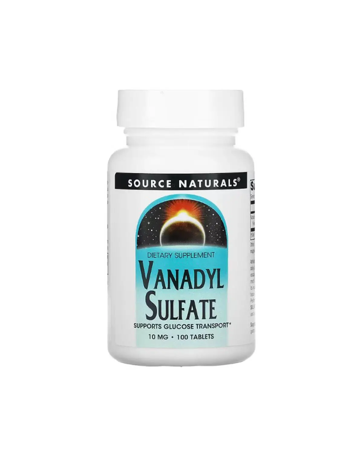 Ванадил сульфат 10 мг - 100 таб Source Naturals 20400463
