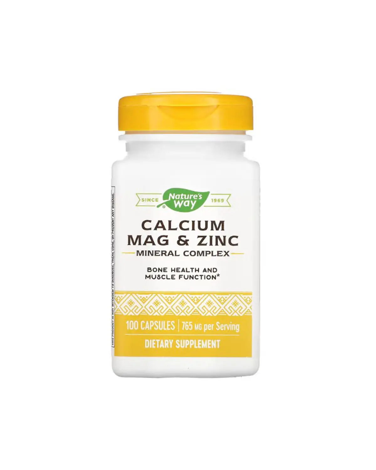 Кальций магний и цинк 765 мг - 100 кап Nature's Way 20400475