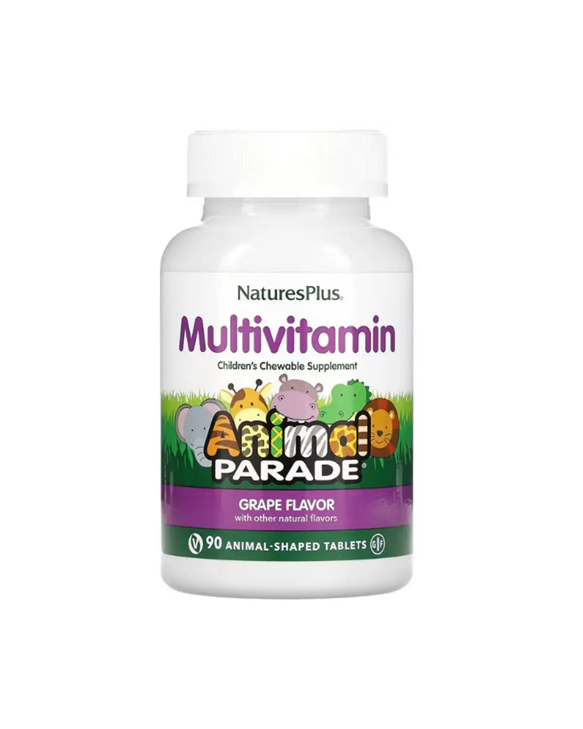 Мультивитамины для детей вкус винограда - 90 жев таб Nature's Plus 20400482