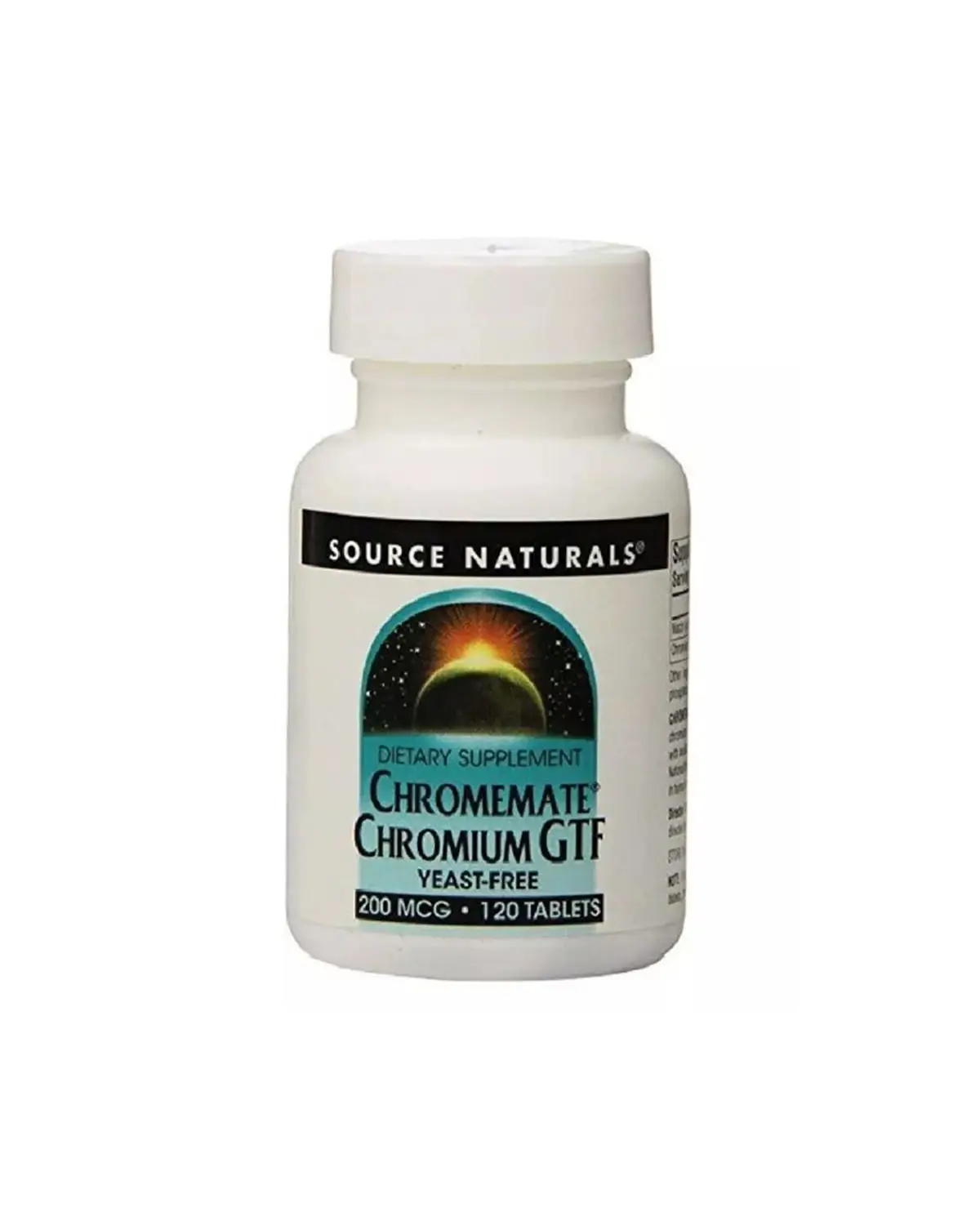 Хром GTF 200 мкг - 120 таб Source Naturals 20400554