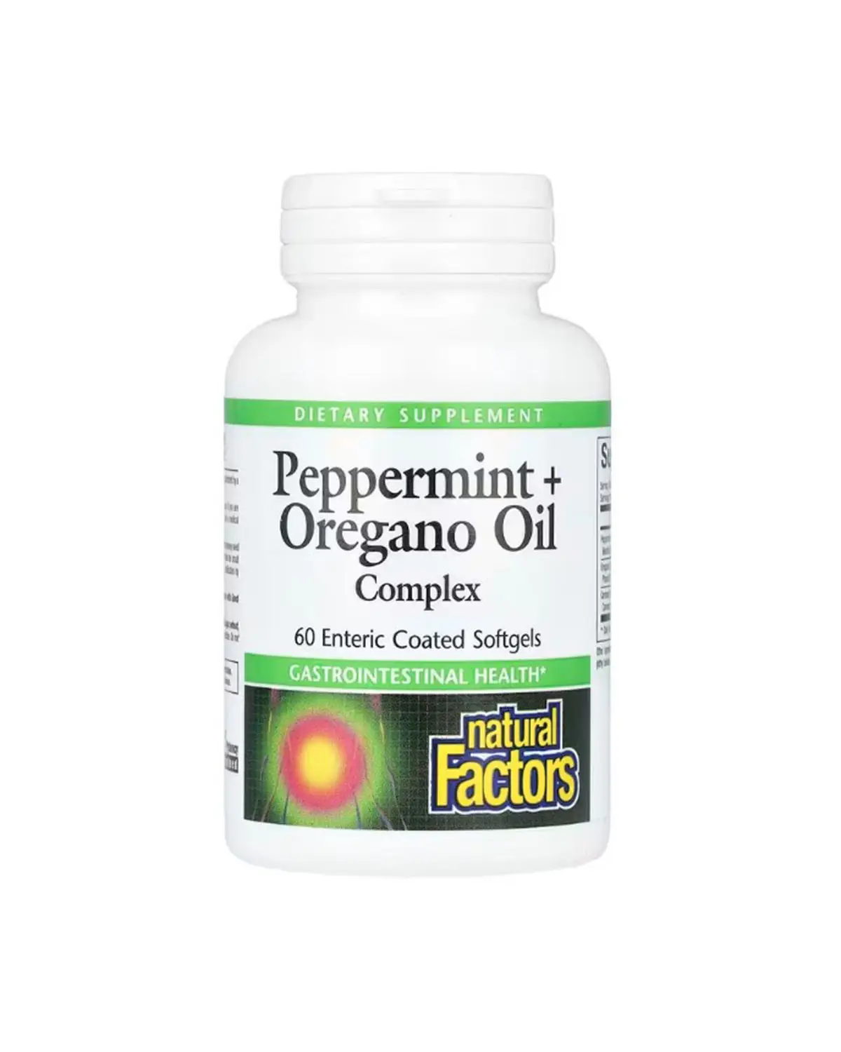 Олія м'яти та орегано - 60 кап Natural Factors 20400558