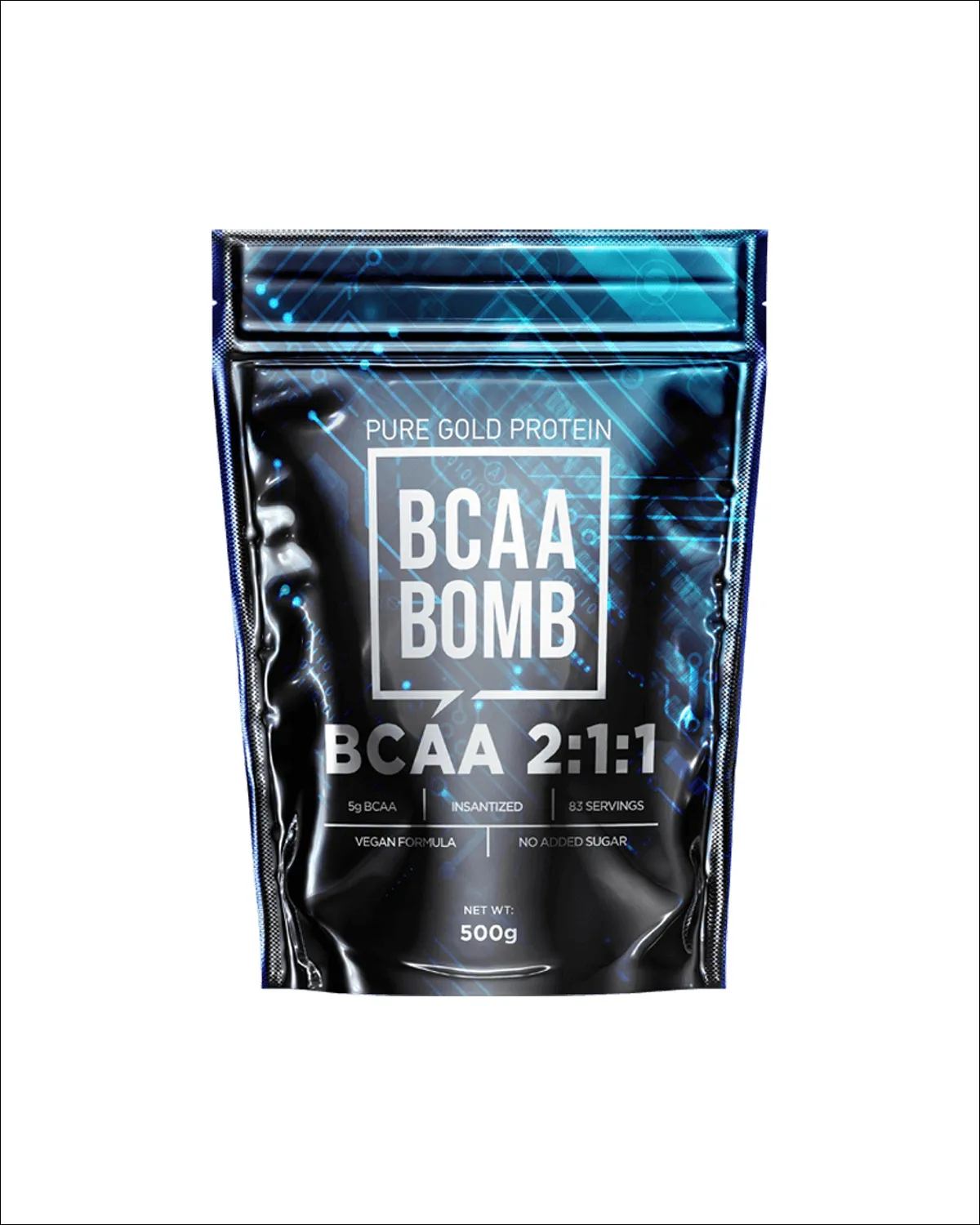 BCAA Bomb 2:1:1 аминокислоты в порошке, вкус кола, 500 г Pure Gold 20400574