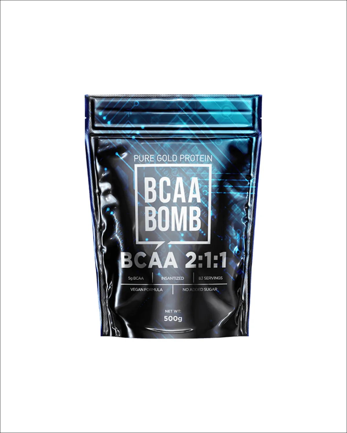 BCAA Bomb 2:1:1 аминокислоты в порошке, вкус мохито, 500 г Pure Gold 20400577