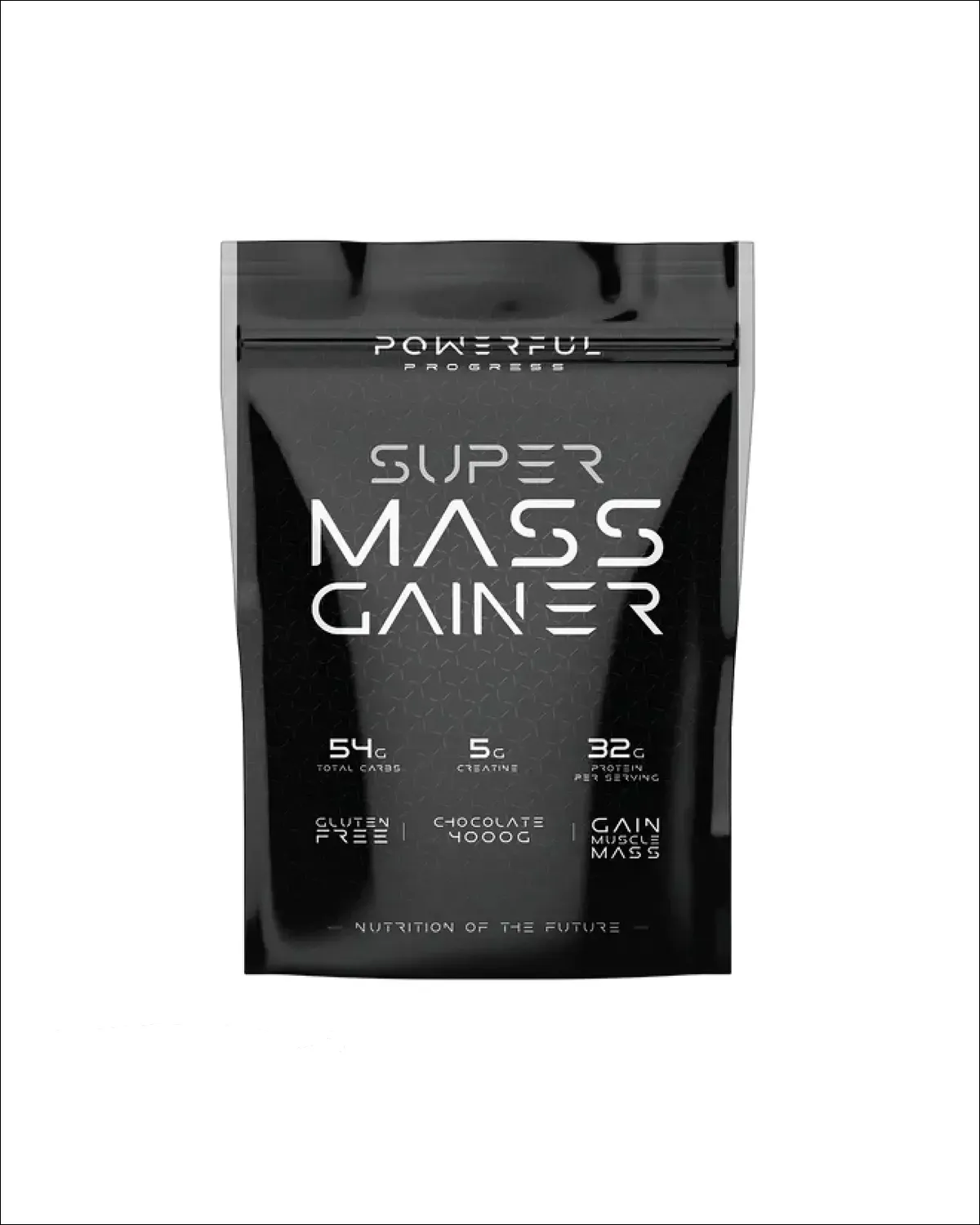 Super Mass Gainer, гейнер белково-углеводный комплекс с креатином, ваниль, 4000 г Powerful Progress 20400592