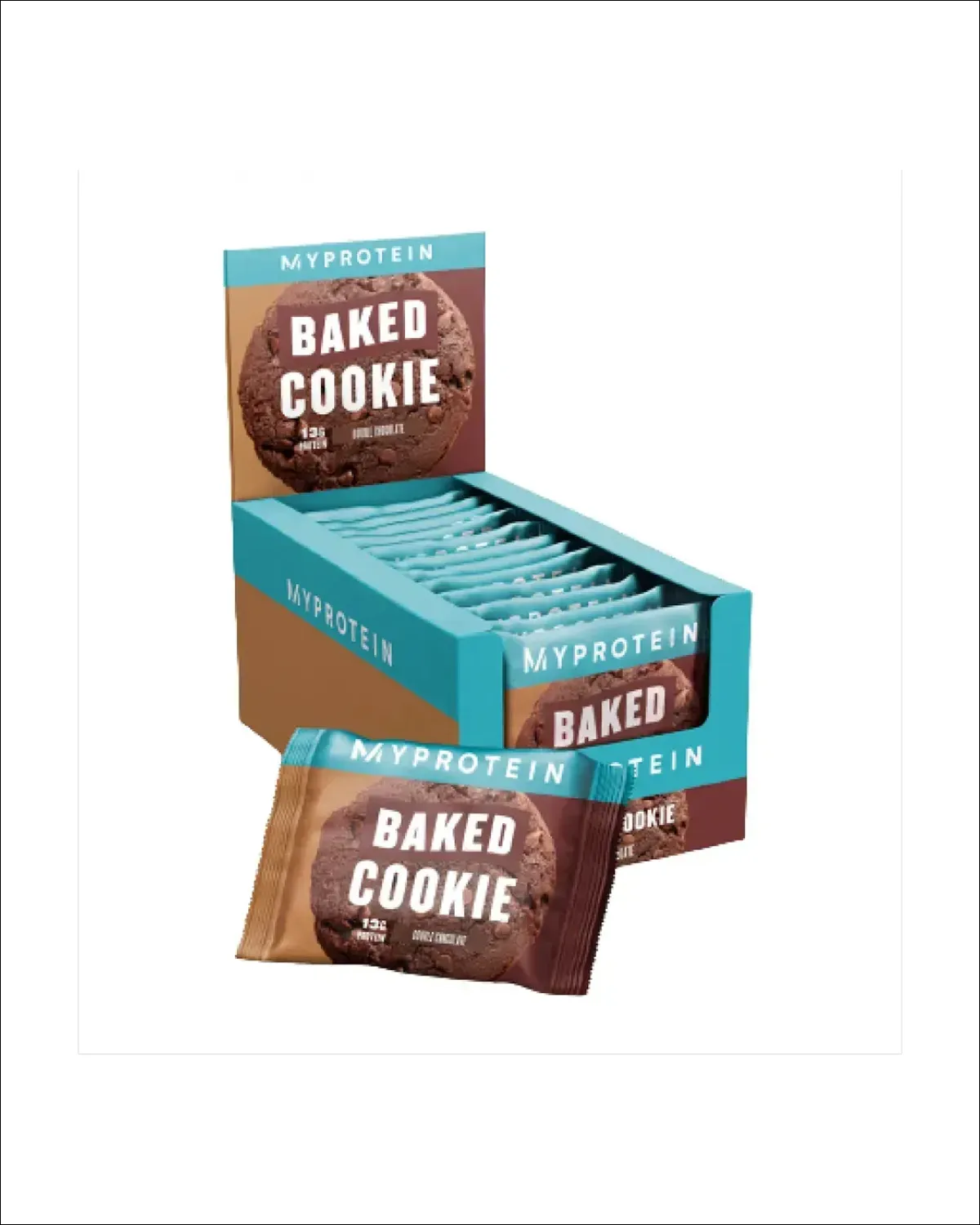 Baked Cookie, печенье с шоколадной крошкой, веганское, 12x75 г Myprotein 20400622