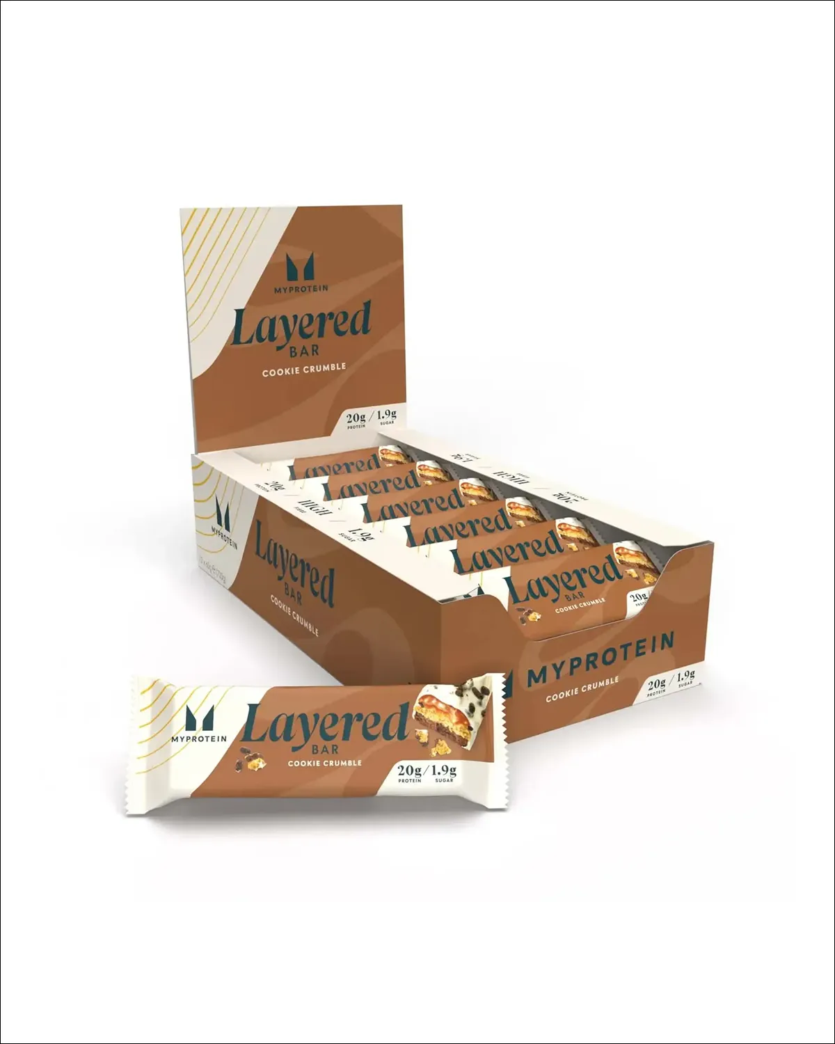 Layered Protein Bar, протеиновый батончик Cookie Crumble, 12x60 г Myprotein 20400630