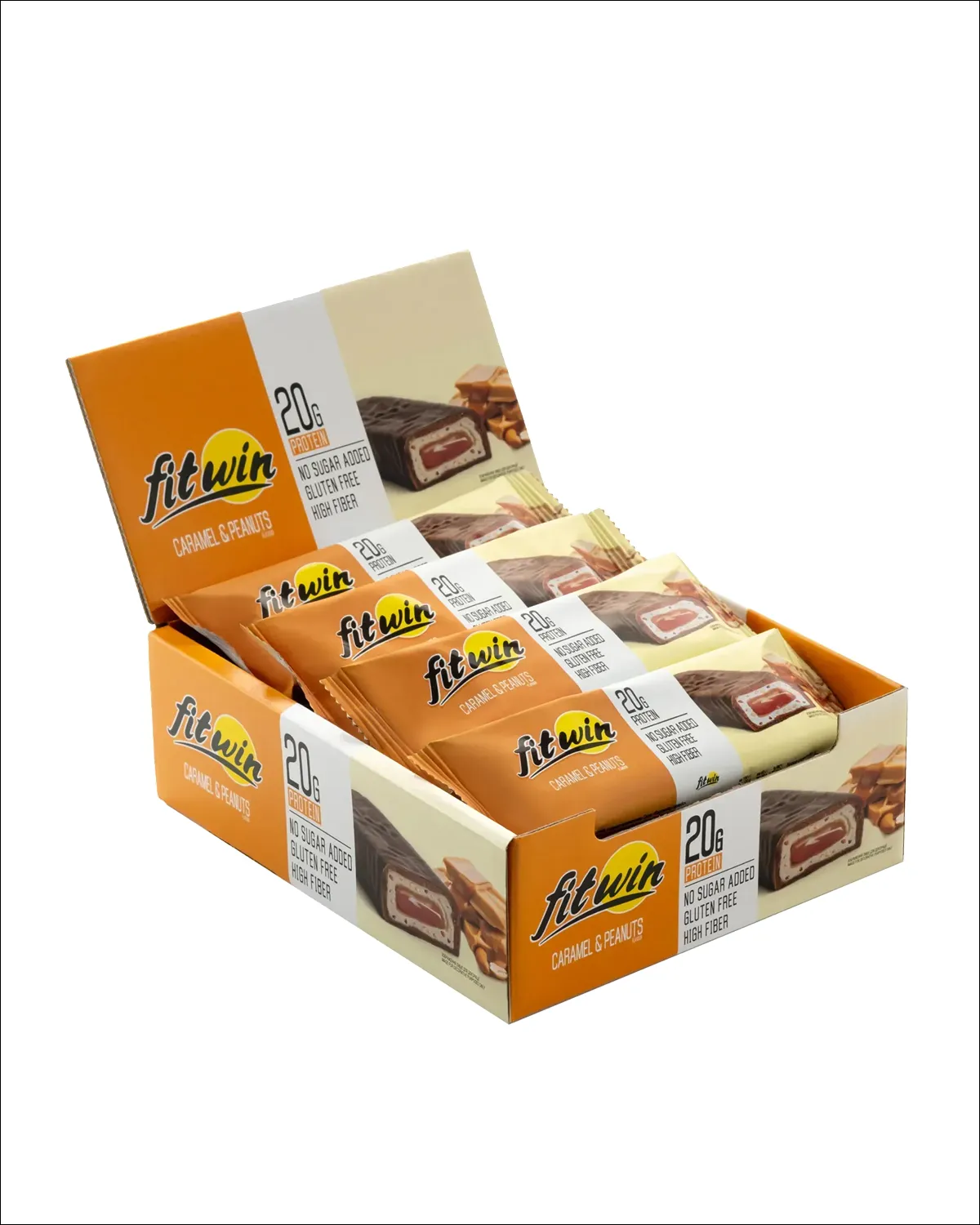 FitWin, протеиновый батончик карамель-арахис, 12x60 г FitWin 20400635