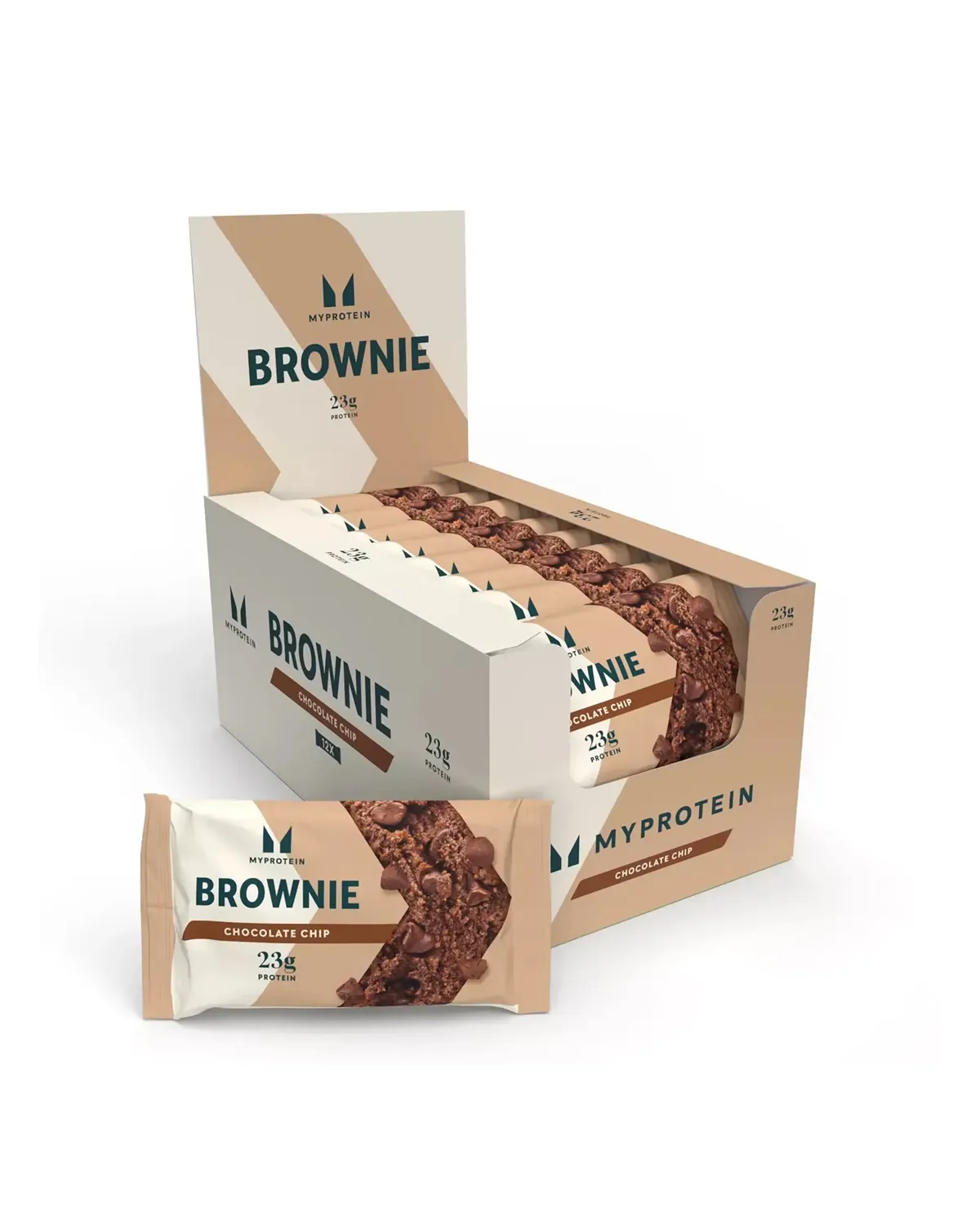 Protein Brownie, протеиновый брауни с кусочками шоколада, 12x75 г Myprotein 20400646