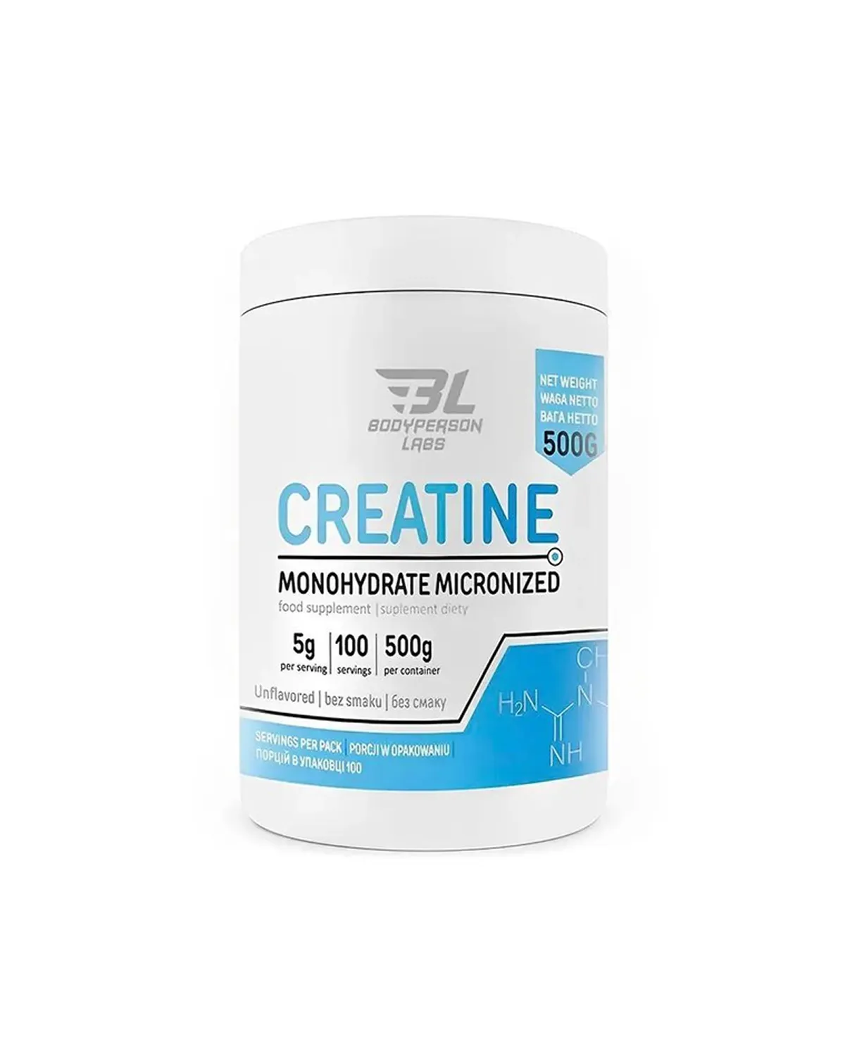 Bodyperson Labs Creatine Monohydrate Pure моногидрат креатина порошок, 500 г Bodyperson Labs 20400660
