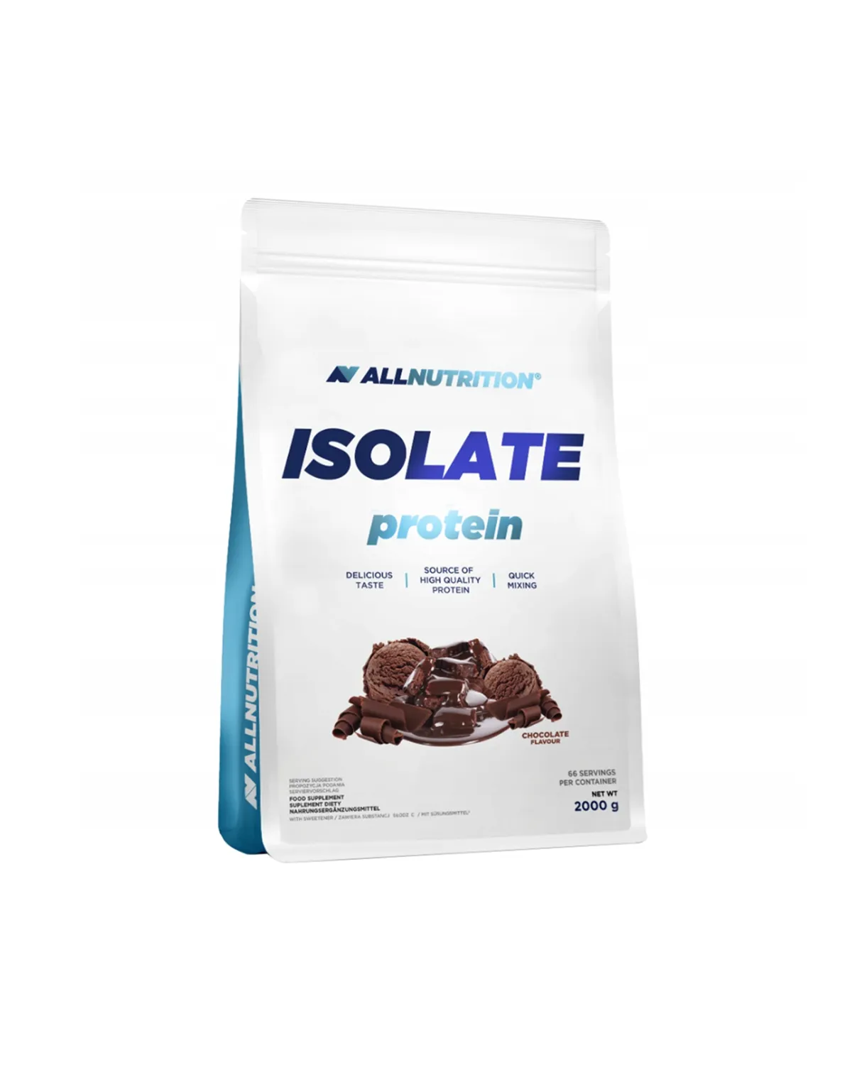 Изолят сывороточного протеина шоколад, 2000 г Allnutrition 20400681