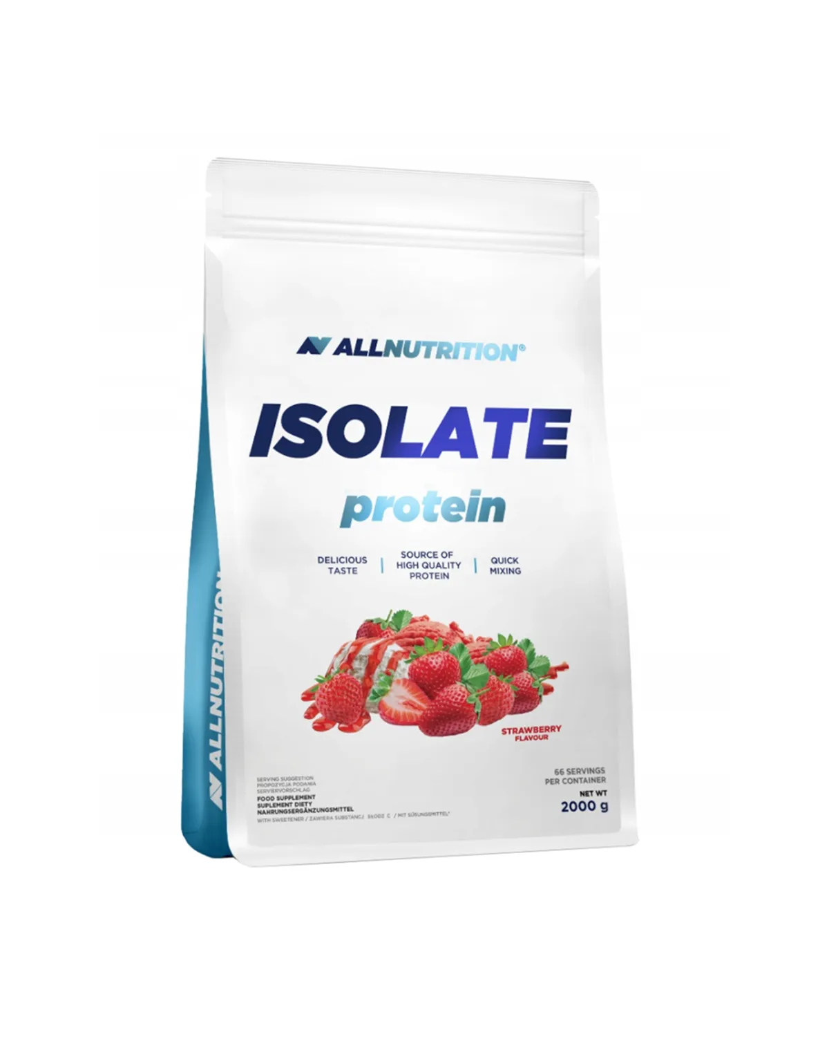 ALLNUTRITION Isolate Protein изолят сывороточного протеина, 2000 г, клубника Allnutrition 20400682