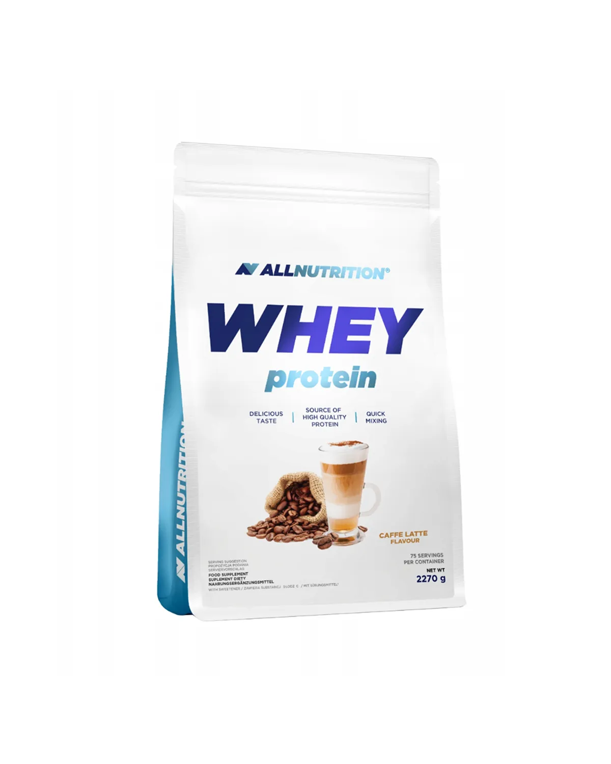 Концентрат сывороточного протеина кофе латте, 2270 г Allnutrition 20400696