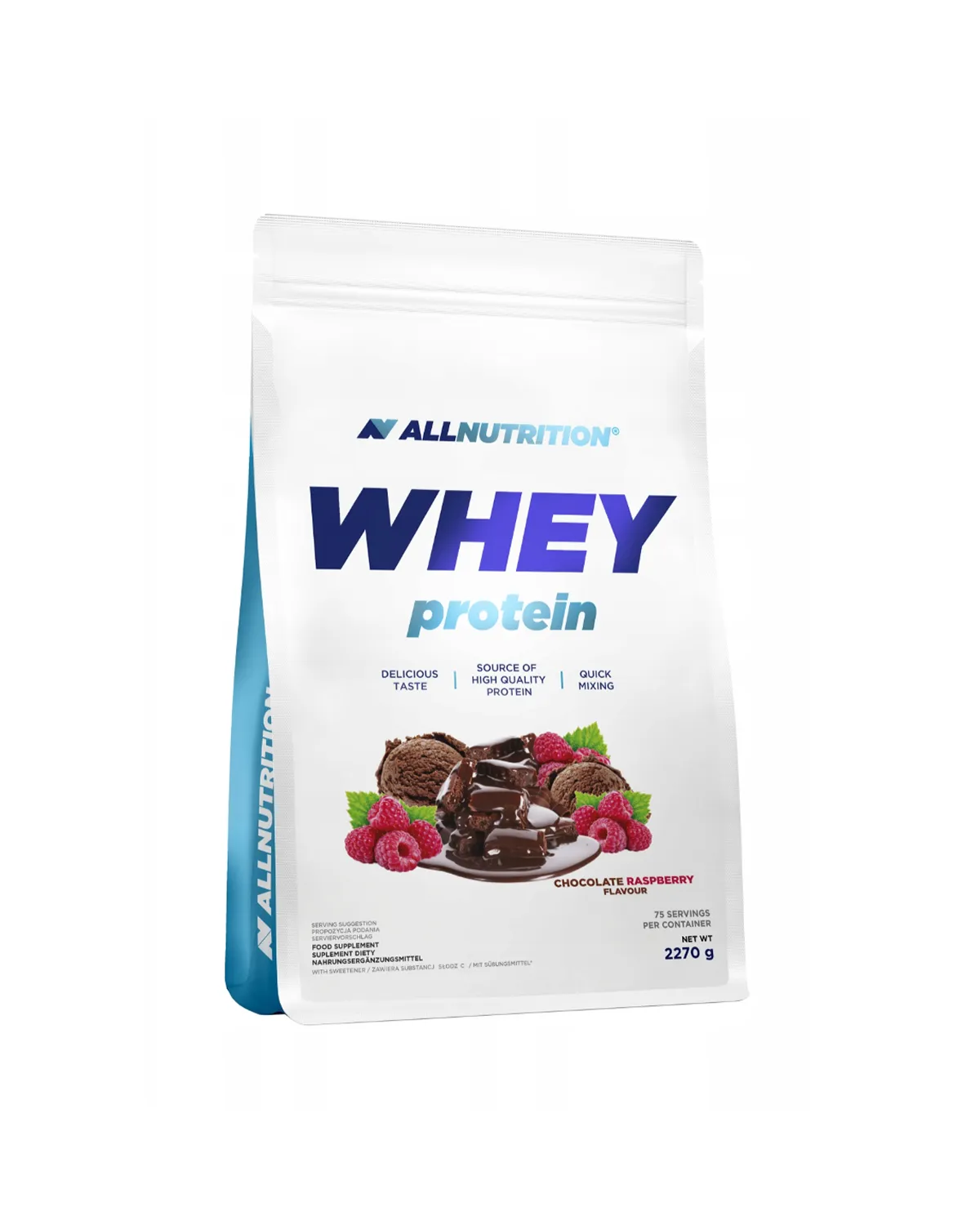 ALLNUTRITION Whey Protein концентрат сывороточного протеина, 2270 г, шоколад-малина Allnutrition 20400697