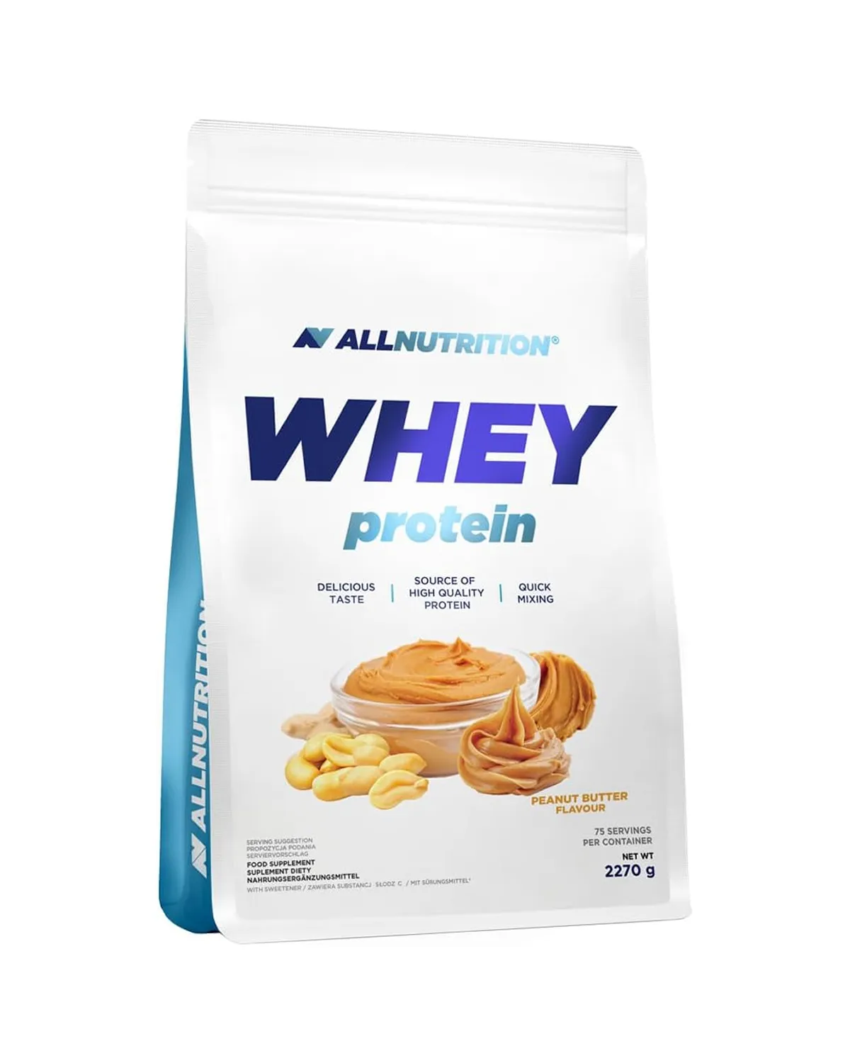 ALLNUTRITION Whey Protein концентрат сывороточного протеина, 2270 г, арахисовое масло Allnutrition 20400698