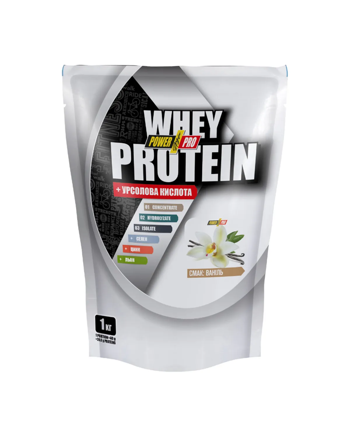 Power Pro Whey Protein трёхкомпонентный сывороточный протеин, 1000 г, ванильный пломбир Power Pro 20400704
