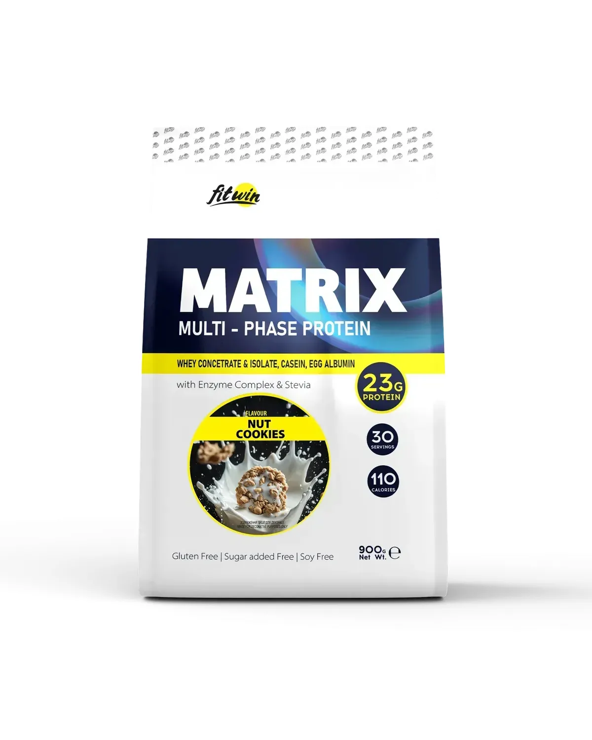 FitWin Matrix мультикомпонентный протеиновый комплекс, Nut Cookies, 900 г FitWin 20400724