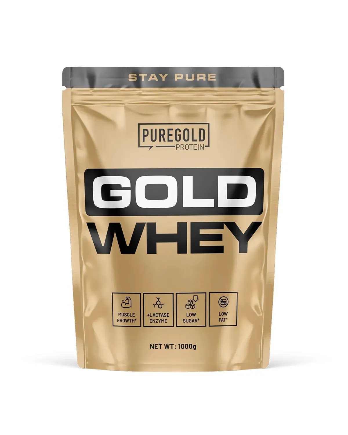 Whey Protein сывороточный протеин с ферментами DigeZyme®, Chocolate Hazelnut, 1000 г Pure Gold 20400729