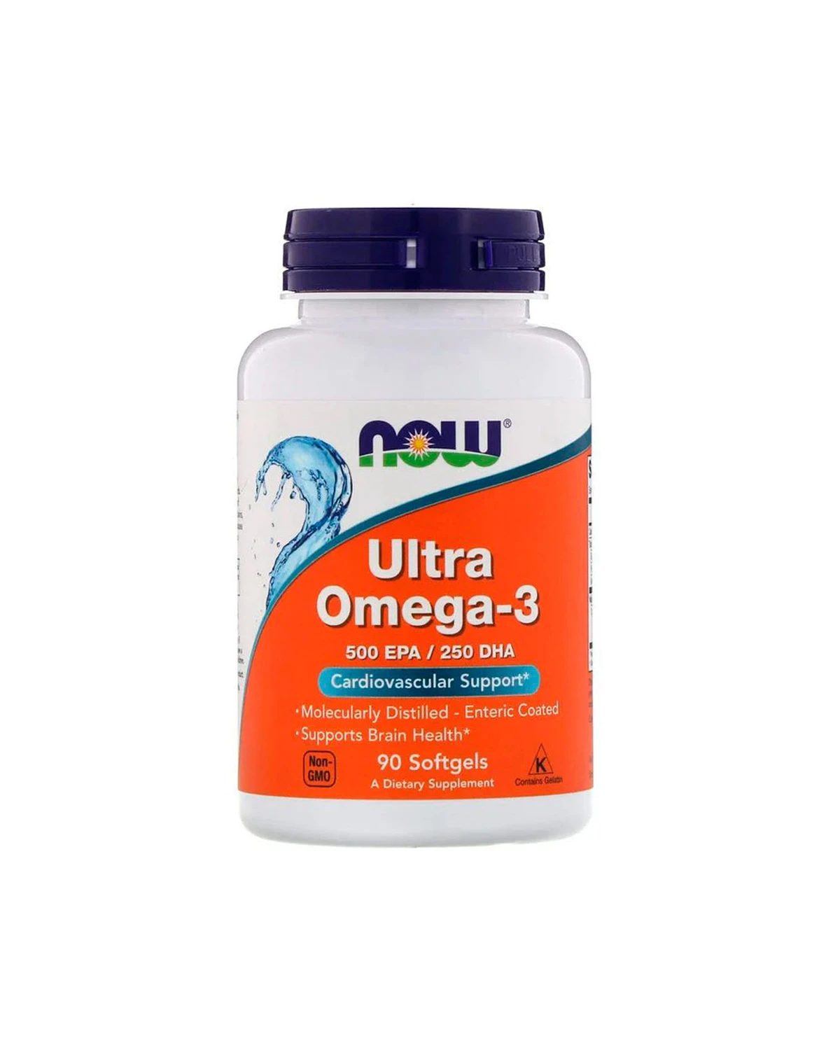 Ультра Омега-3 750 мг - 90 кап Now Foods 20400759