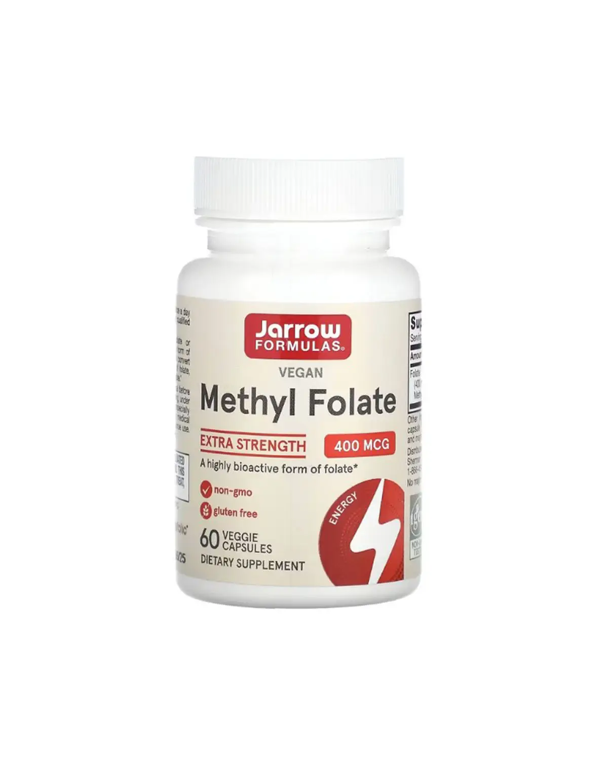 Метилфолат 400 мкг - 60 кап Jarrow Formulas 20400761