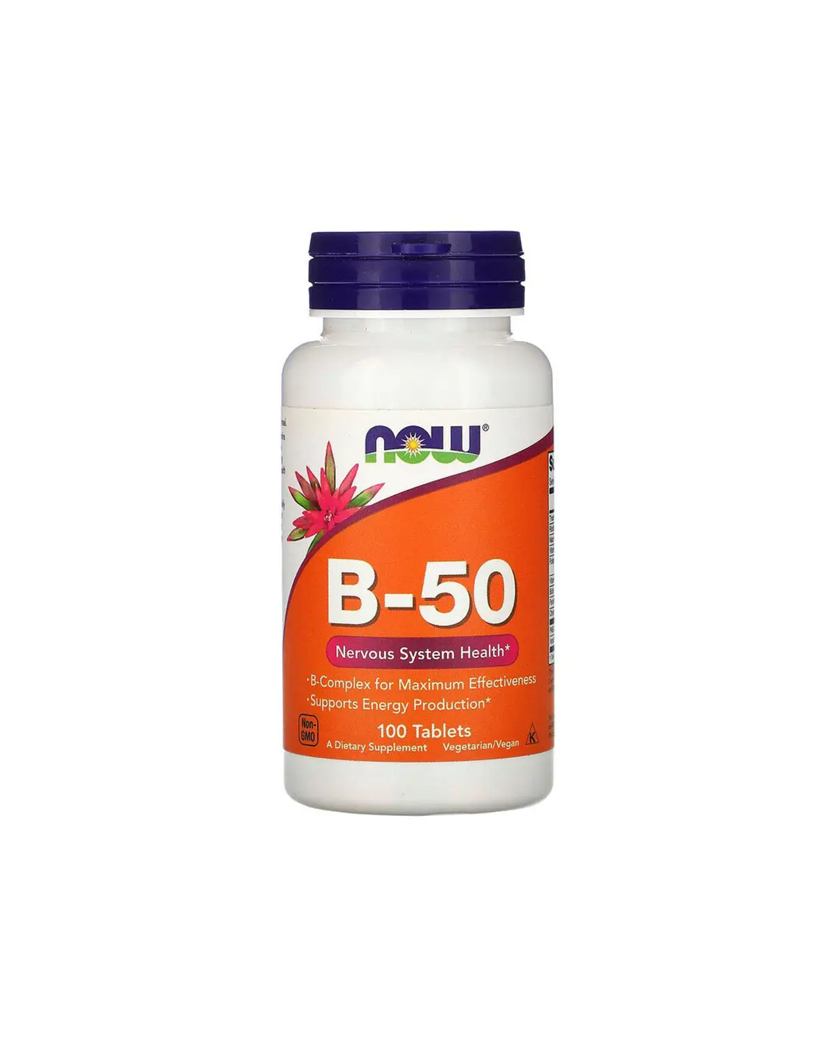 Комплекс витаминов B-50 - 100 таб Now Foods 20400869