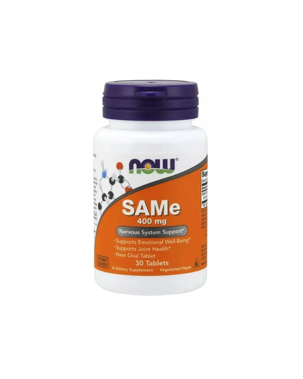 SAMe (C-Аденозил-Л-Метионин) 400 мг - 30 таб Now Foods 20400872