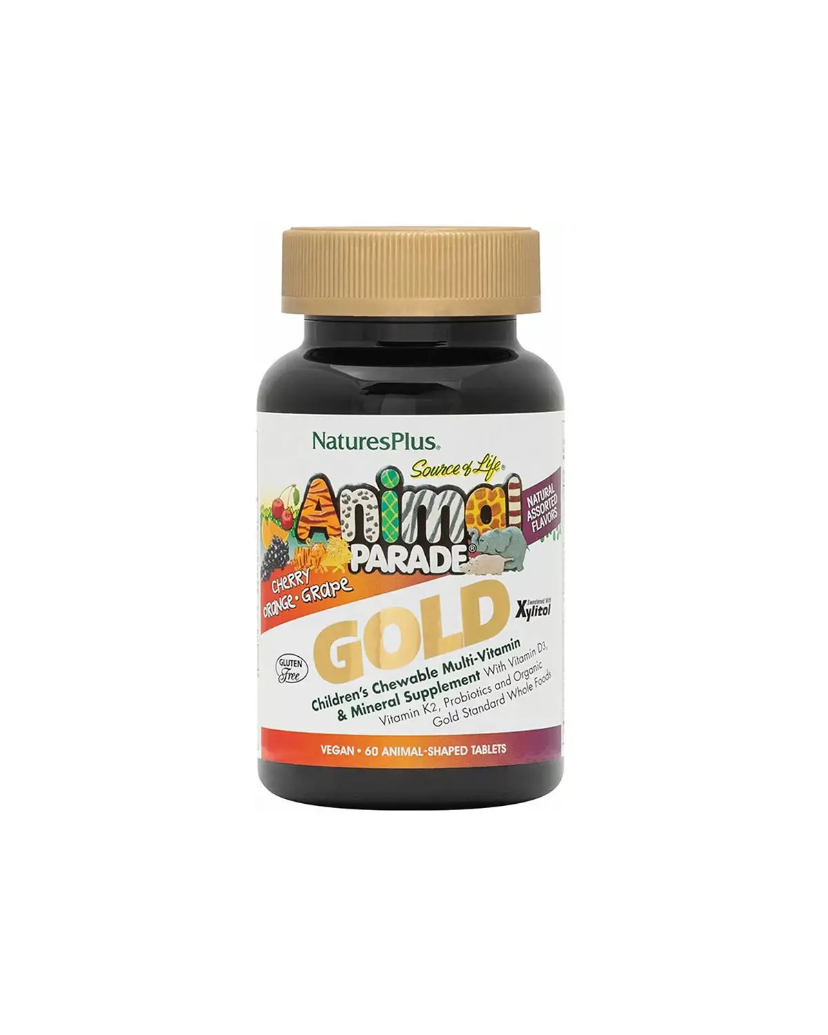 Мультивитамины для детей ассорти вкусов - 60 таб Nature's Plus 20400890
