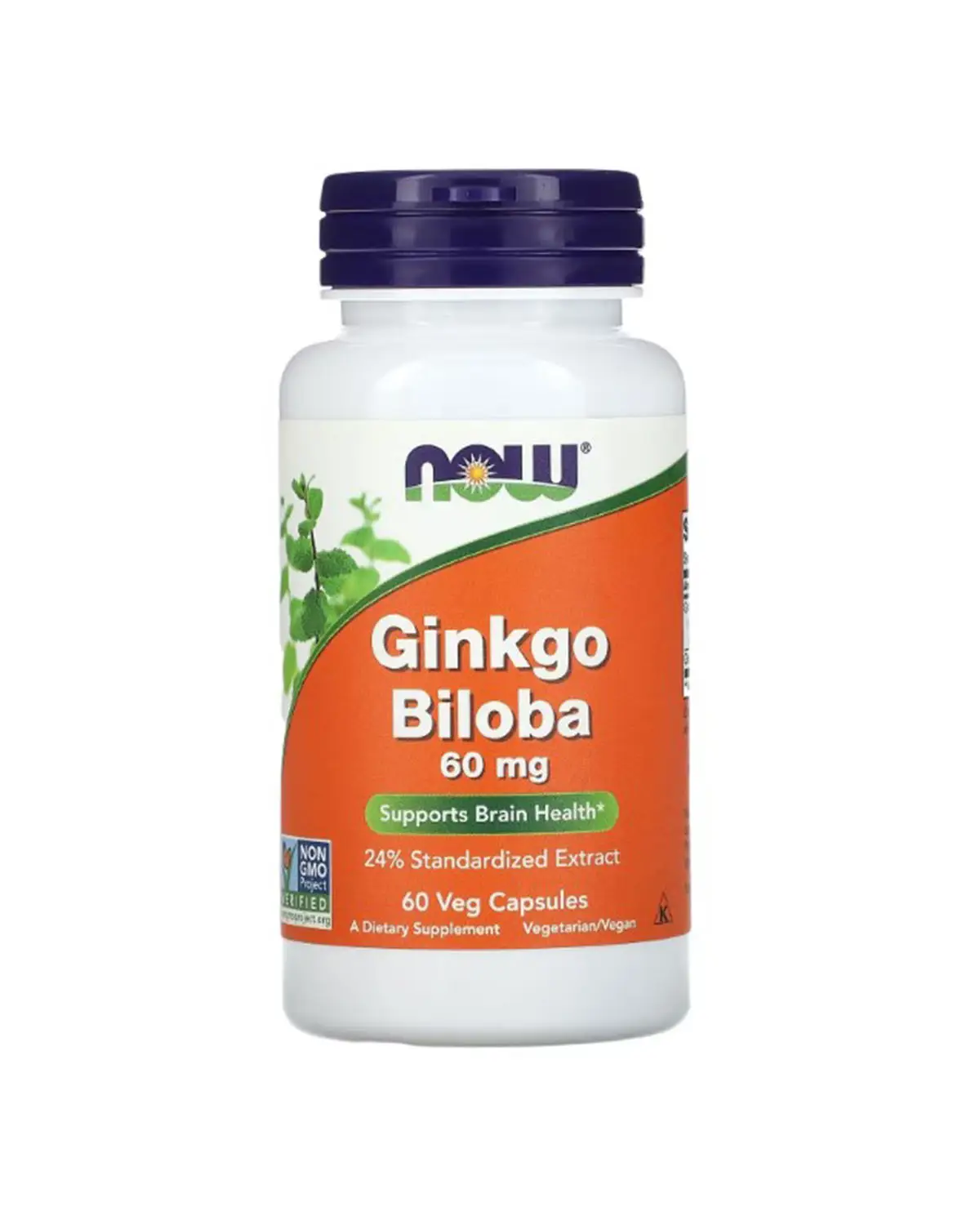 Гинкго Билоба 60 мг - 60 кап Now Foods 20400932