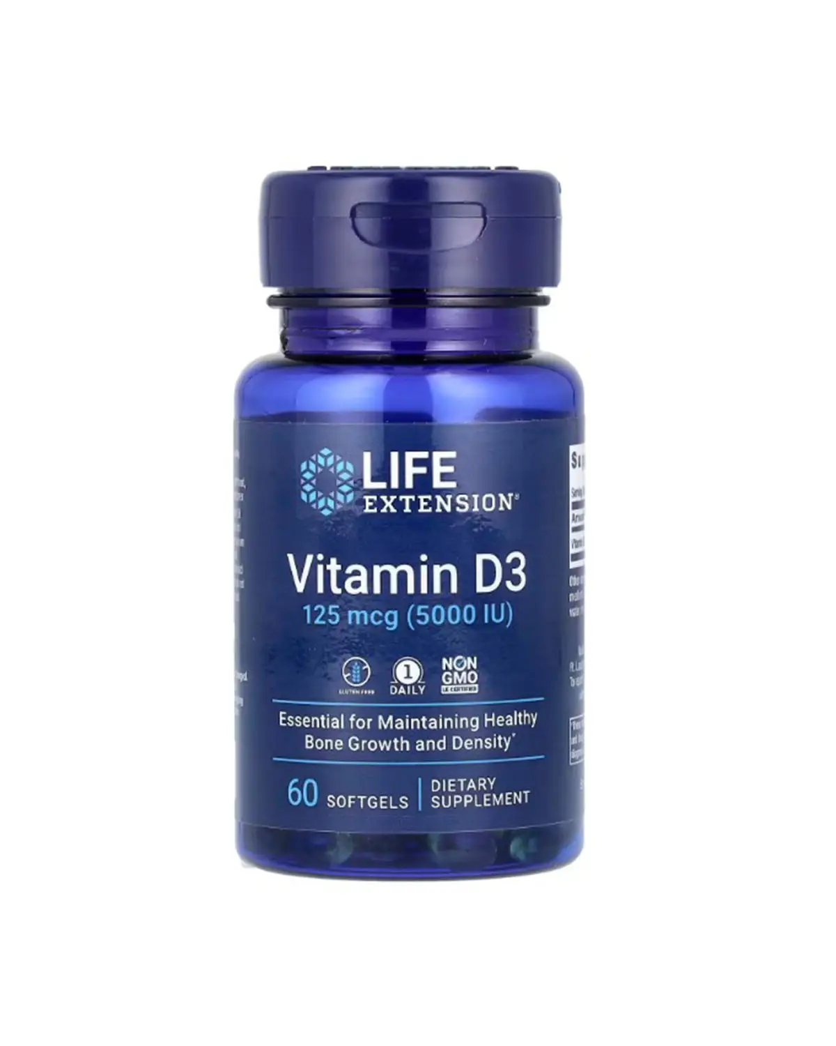 Витамин D3 5000 МЕ - 60 кап Life Extension 20400934