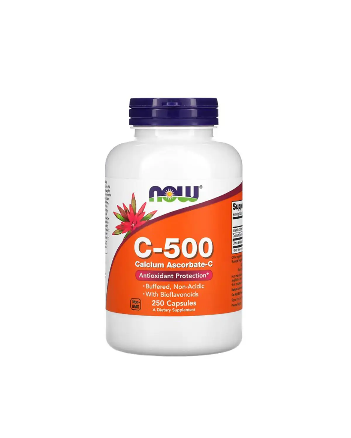 Вітамін C-500 кальцій аскорбат - 250 кап Now Foods 20400964