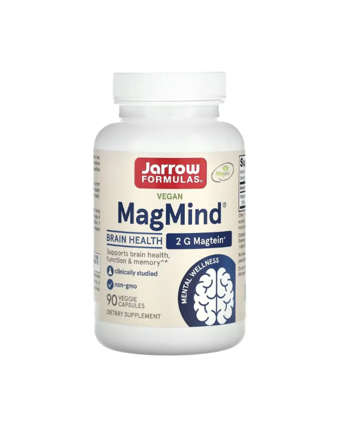 Магній L-треонат здоров'я мозку - 90 кап Jarrow Formulas 20400968