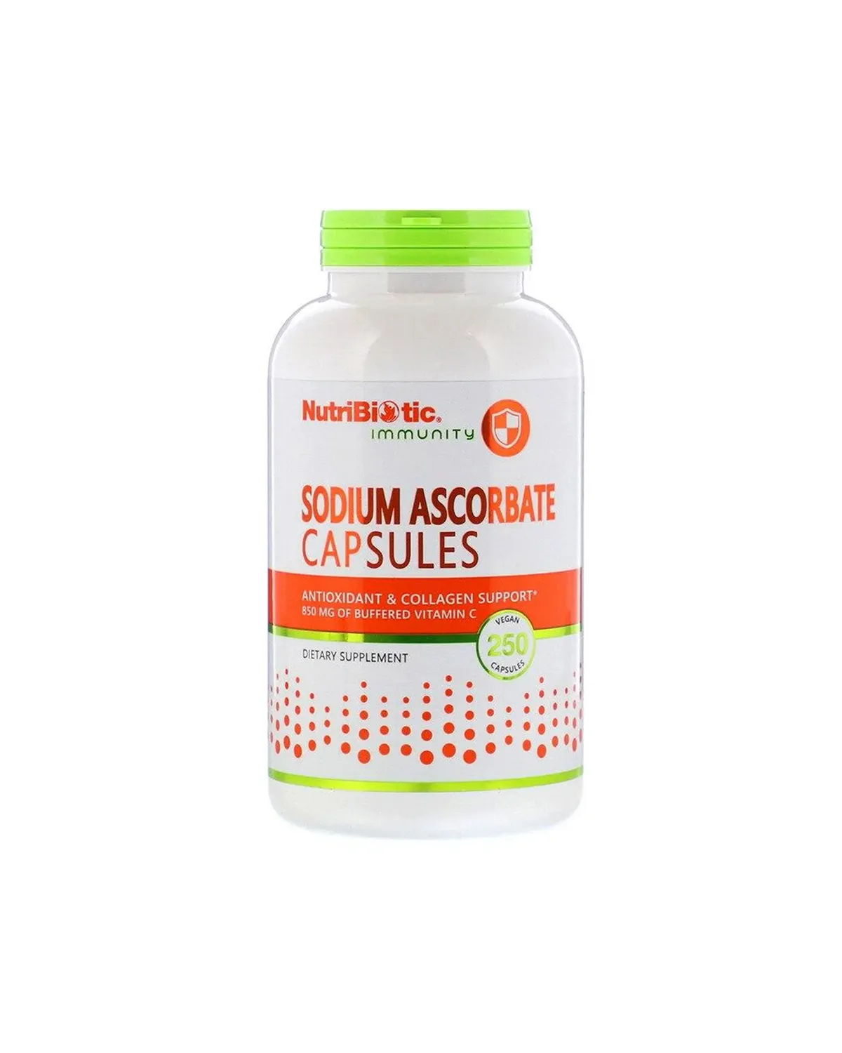 Аскорбат натрия - 250 капсул NutriBiotic 20400987