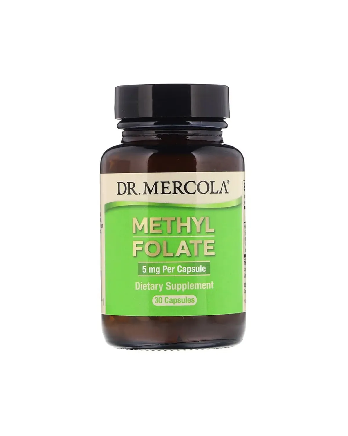 Метилфолат, 5 мг, 30 капсул Dr. Mercola 20400990