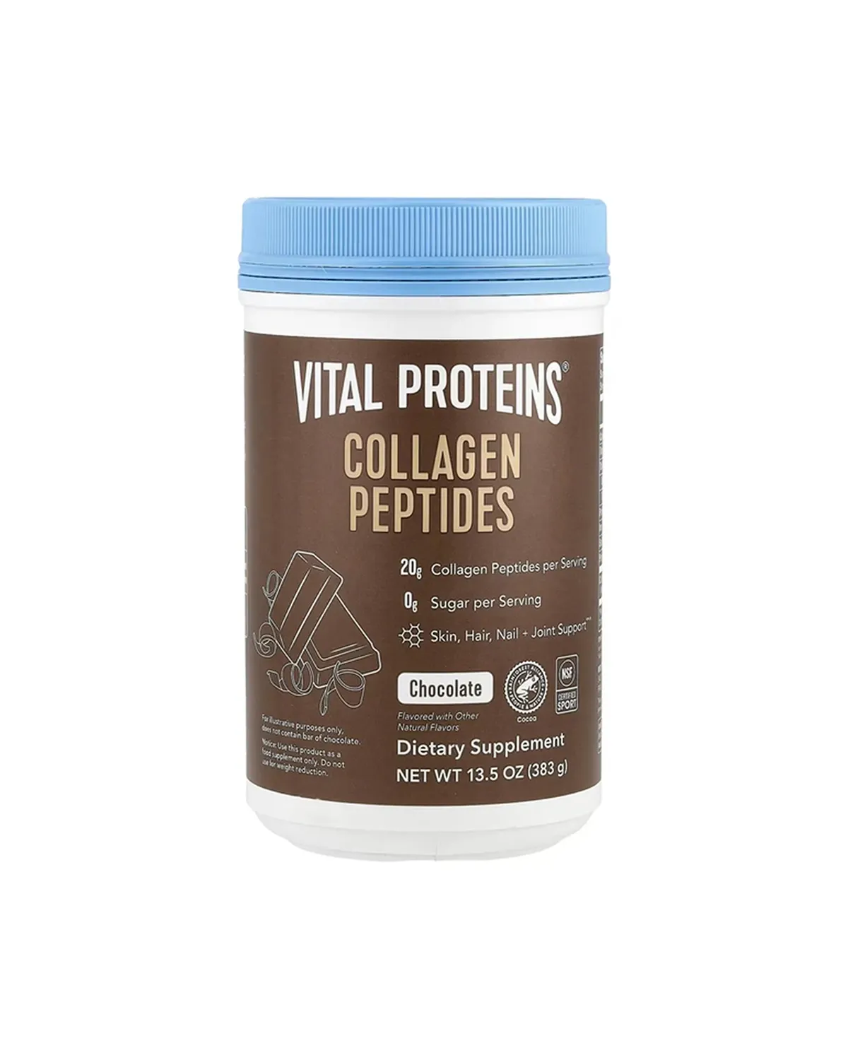 Коллагеновые пептиды с шоколадным вкусом, 383 г Vital Proteins 20400999