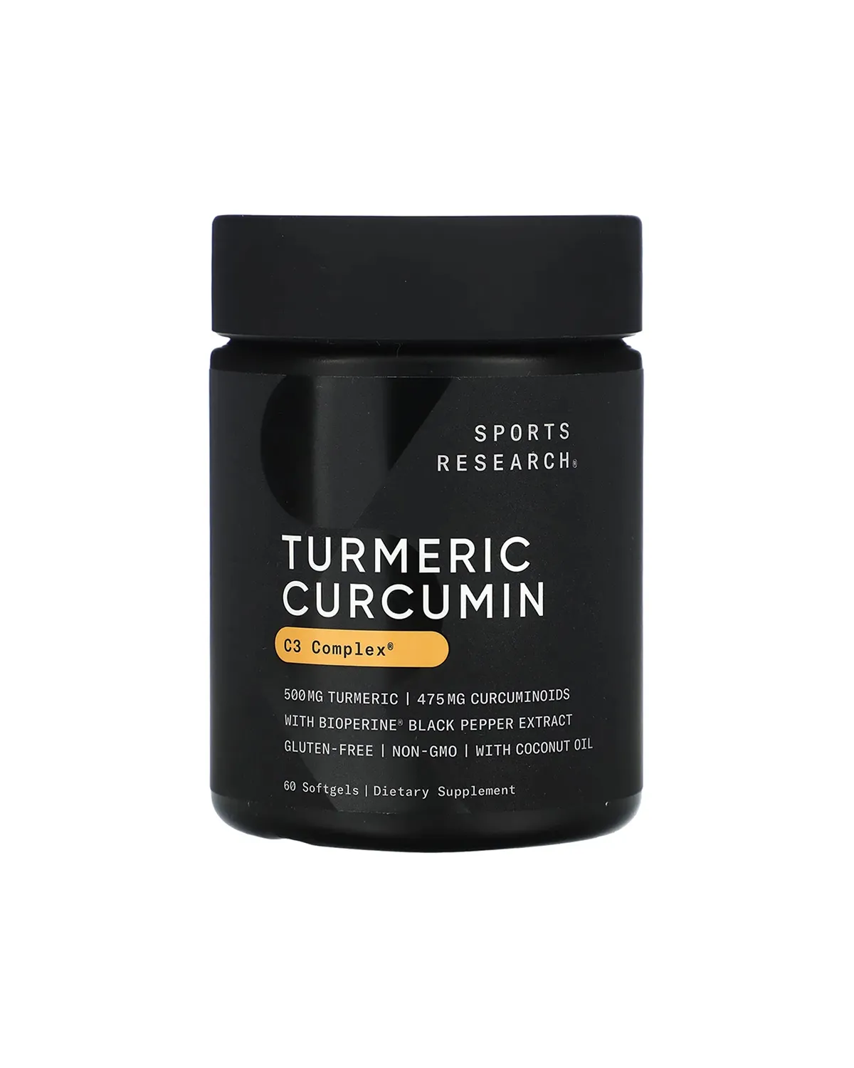 Куркумин из куркумы 500 мг, 60 капсул Sports Research 20401022