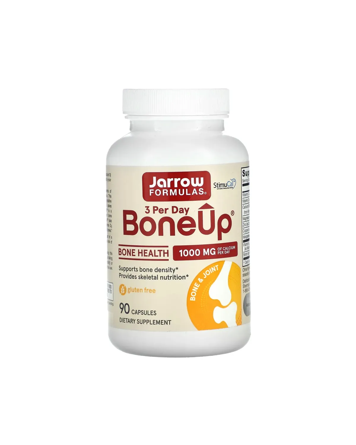 Витамины для костей BoneUp 3 в день 1000 мг, 90 капсул Jarrow Formulas 20401026