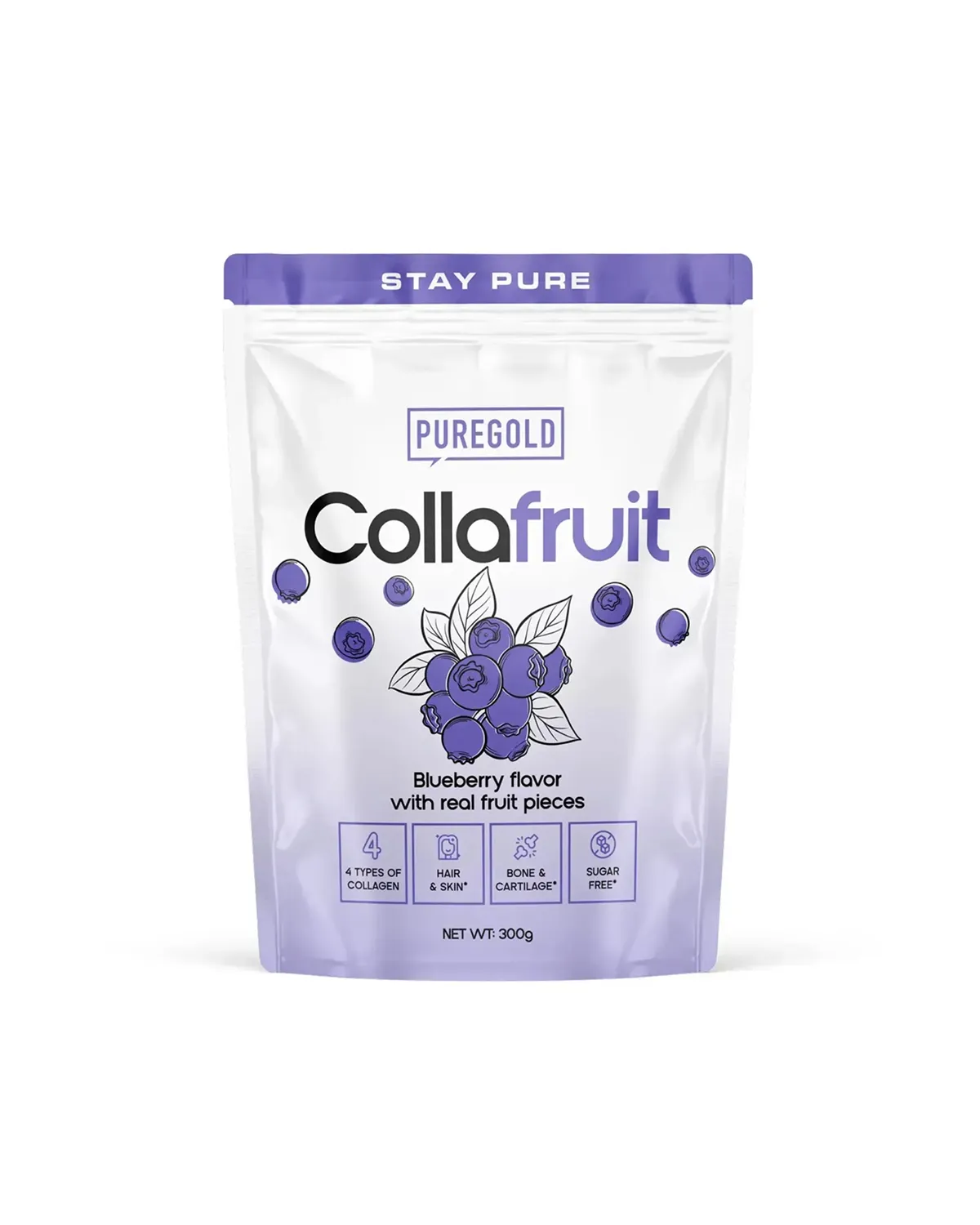 Коллагеновый напиток CollaFruit с черникой, 300 г Pure Gold 20401041