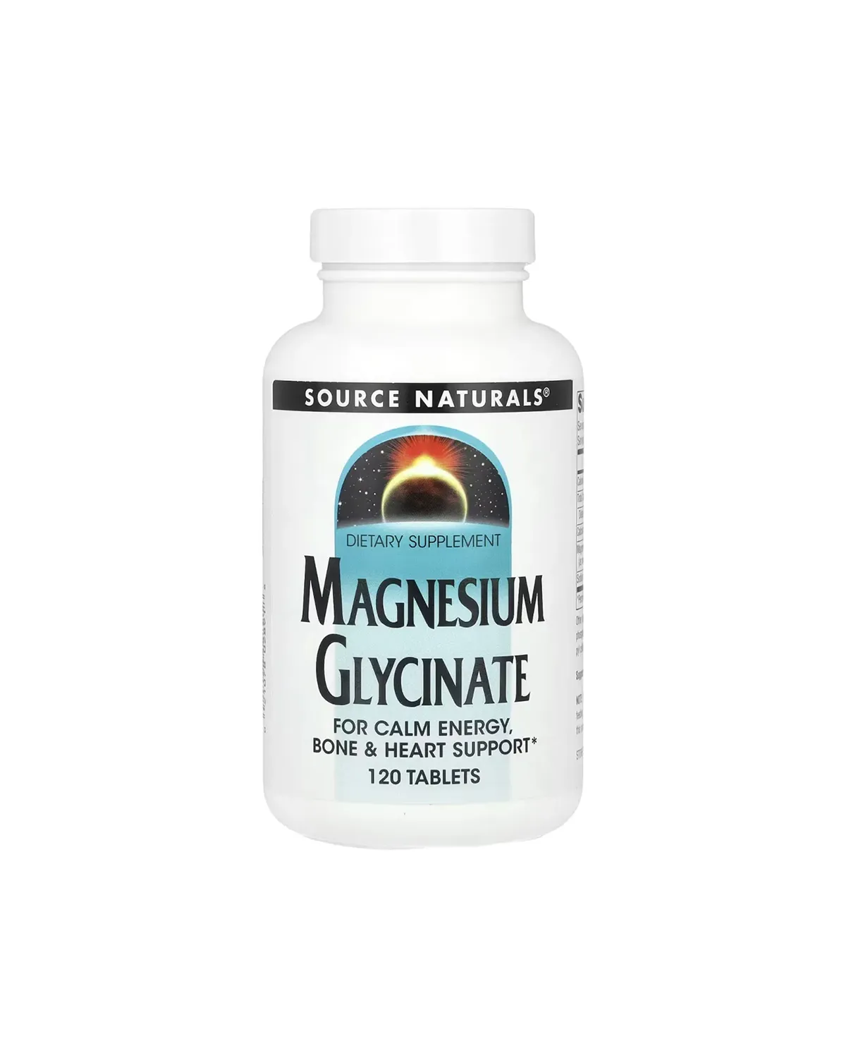 Гліцинат магнію 120 таблеток, Source Naturals 20401056
