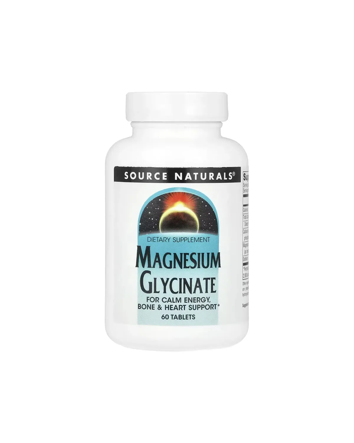 Глицинат магния 60 таблеток, Source Naturals 20401057
