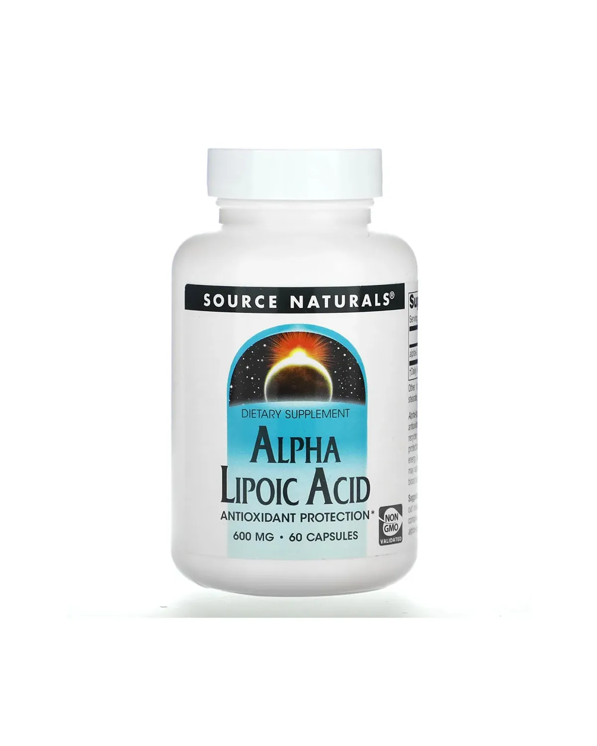 Альфа-липоевая кислота 600 мг, 60 капсул Source Naturals 20401059
