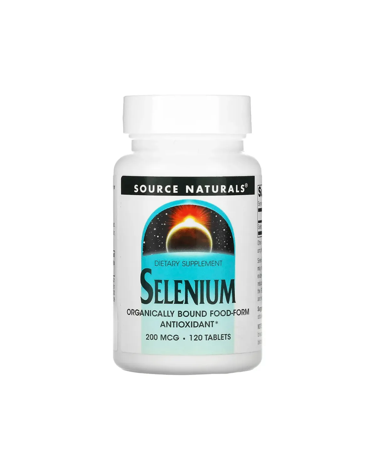 Селен дрожжевой 200 мкг, 120 таблеток Source Naturals 20401070