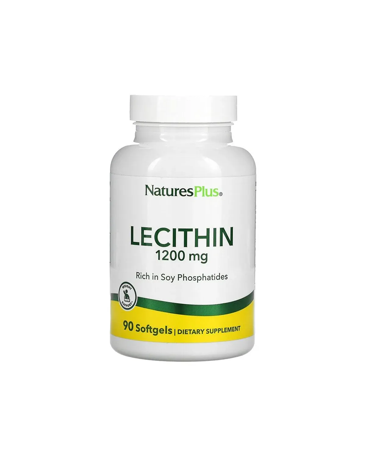 Лецитин 1200 мг Без глютену, 90 м'яких капсул Nature's Plus 20401077