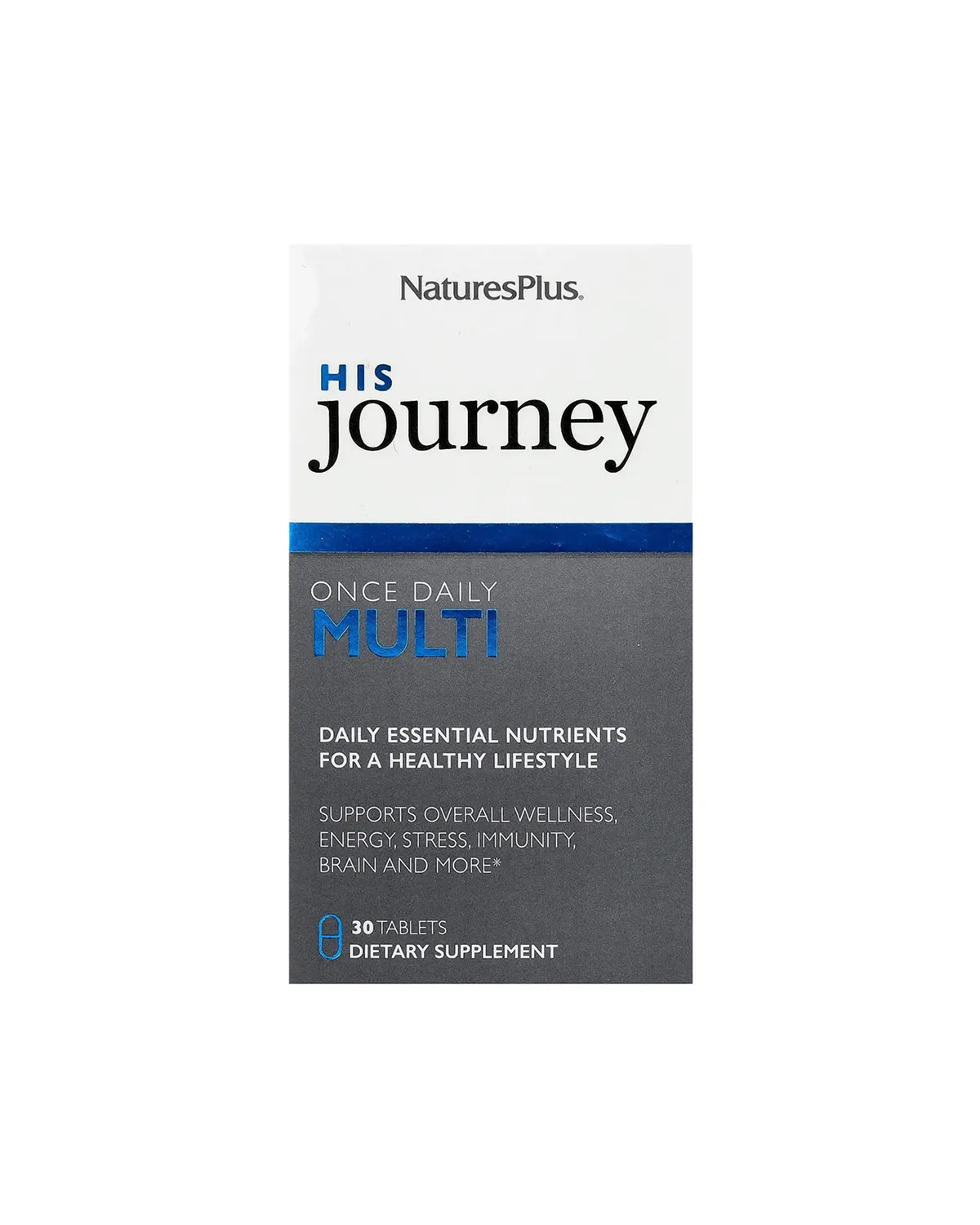 Мультивитамины для мужчин His Journey, 60 таблеток Nature's Plus 20401085