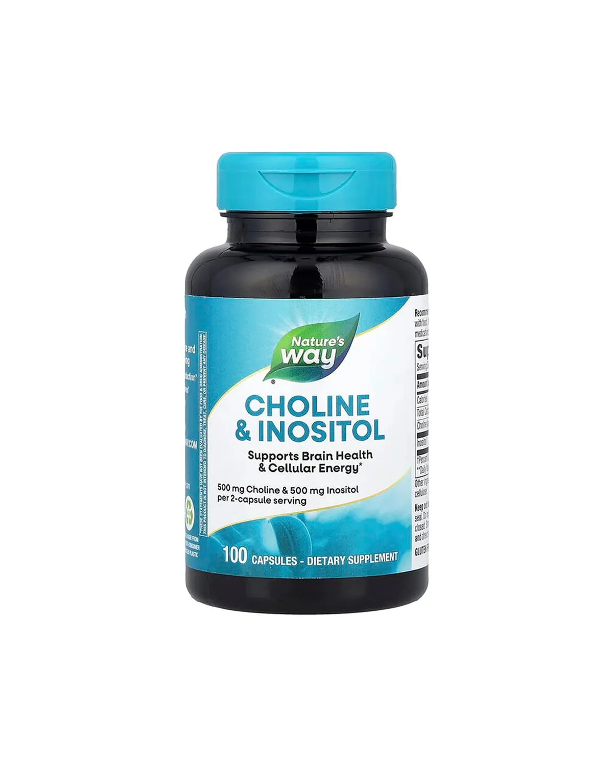 Холін та Інозитол 1000 мг, 100 капсул Nature's Way 20401091