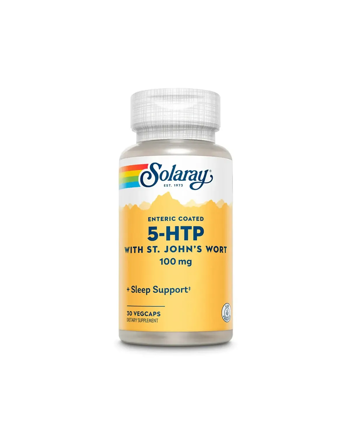 5-HTP + Зверобой 100 мг, 30 капсул Solaray 20401099